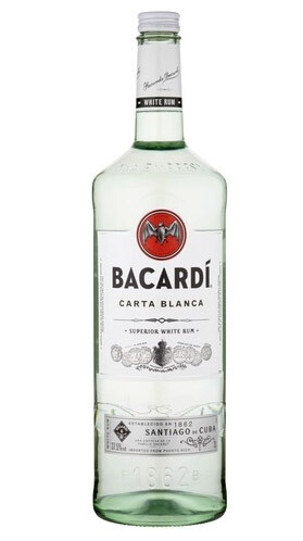 Bacardi  Carta Blanca 1L.